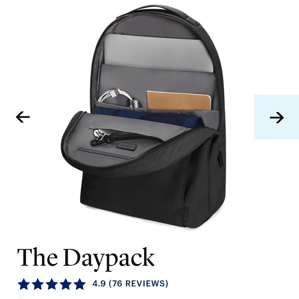 AWAY - THE DAYPACK BACKPACK - BLACK